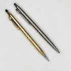 Die Hard & Delco Freedom Battery Advertising Pen & Pencil Gold Silver Tone