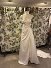 Sophia Tolli Sz 6 Style Desiree Ivory Satin A-line Wedding Gown Sample