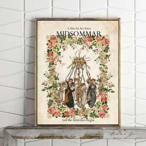 Midsommar May Day Art Print, Poster Wall Art Decor No frame