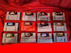 SNES games lot - untested -good condition