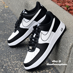 Nike Air Force 1 Shoes Black White DV0788-001 Men's Sizes NEW