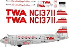 BSmodelle 720325 - 1/72 Douglas DC-3 TWA decal for model aircraft scale kit