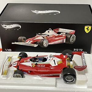 Hot Wheels Elite 1/18 Ferrari 312 T2 Monaco GP 1976 Niki Lauda #1 BLY40