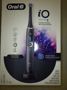 New ListingOral-B iO Series 8 Electric Toothbrush , BLACK w/ 3  Brush Heads