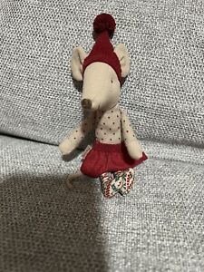 Maileg Christmas Big Sister Mouse Retired 2021 Version New Without Box