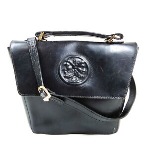 Fendi Hand Bag  Black Leather 1053709