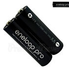 2 x Panasonic Eneloop PRO AA batteries Rechargeable 2500mAh Ni-MH High capacity