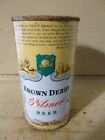 BROWN DERBY_ SAN FRANCISCO_ FLAT TOP BEER CAN       -[EMPTY CANS, READ DESC.]-