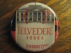 Belvedere Red Product Polish Vodka Label Advertisement Pocket Lipstick Mirror