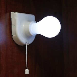 White LED Bulb BATTERY OPERATED Light Party Event Wedding Home Lighting Supplies