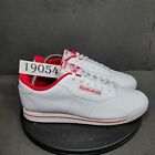Reebok Princess Shoes Womens Sz 11 White Vector Red Low Top Sneakers
