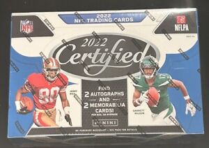 New Listing2022 Panini Certified Football NFL Factory Sealed Hobby Box