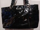 Coach Embossed Patent Leather Black Glossy Tote Purse Handbag K1175-F17728