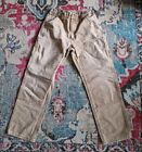 Vintage Carhartt Double Knee Brown Dungaree Pants Carpenter Distressed 33X30