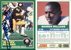 New ListingWarren Williams Signed 1989 Score #226 Card Pittsburgh Steelers Auto AU