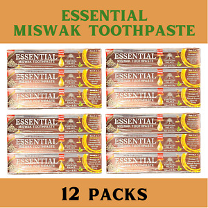 New 5 in 1 Essential MISWAK Toothpaste, Fluoride Free 6.5 oz each