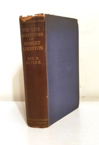 RELIGION: LIFE AND LETTERS OF ROBERT LEIGHTON, 1903, Glasgow, Book