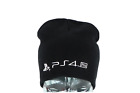 New Sony Playstation PS4 Pro Spell Out Promo Gamer Knit Beanie Hat Cap Black