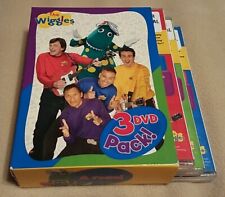 The Wiggles 3 DVD Pack: Feel Like Dancing/Big Red Car/Wiggle Time Boxed Set LOT