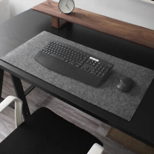 Large Wool Felt Mouse Pad Desk Mat Laptop Cushion Non-Slip Gaming Accessories