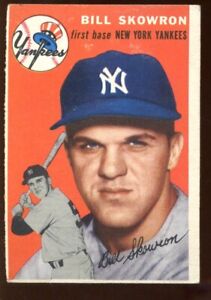 1954 Topps Baseball Card #239 Bill Skowron Rookie New York Yankees