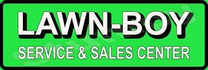 Lawn Boy Service and Sales Center Metal Sign 6