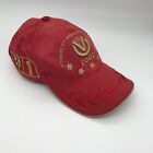 VTG Michael Schumacher 5X World Champion Ferrari Red Cap Hat F1 Heavy Fade READ
