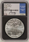 2021 American Silver Eagle $1 Type 1 T-1 NGC MS70 Edmund Moy 6088040-079