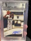 Nickeil Alexander-Walker 2019-20 Immaculate RC #112 RPA 3 Color Patch /99 BGS 9