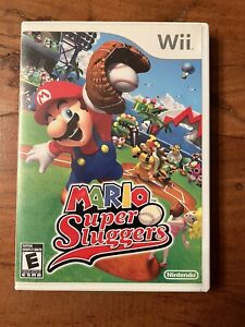 Mario Super Sluggers (Wii, 2008) **BOX AND MANUAL ONLY**