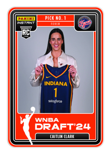 2024 Panini Instant WNBA Draft Night #1 Caitlin Clark RC ROOKIE FEVER PRESALE