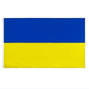 90X150cm NEW Ukraine National flag Hanging Polyester Blue Yellow UA UKR Ukrainia