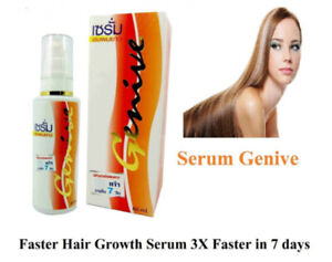 Genive Serum Fast Long Growth Hair Lengthen Grow 3X Faster 7 Days 60ml Free Ship