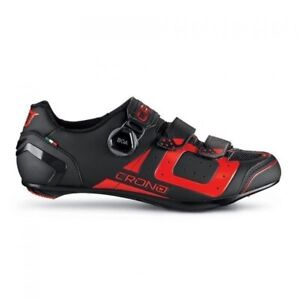 NEW Crono CR3 Road Cycling Shoes - Black/Red (Reg. $220) BOA Sidi Gaerne Giro