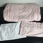 BEDDY's Toddler Size Zipper Bedding Set Pink with Sham & Polka-Dot Pillowcase