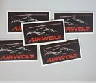 VINTAGE AIRWOLF STICKERS 5 PACK LOT WORLDWIDE 🌐 SHIPPING