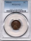 New Listing1924-D LINCOLN HEAD CENT PCGS F12 SEMI-KEY COIN CIRCULATED PENNY FREE SHIPPING!