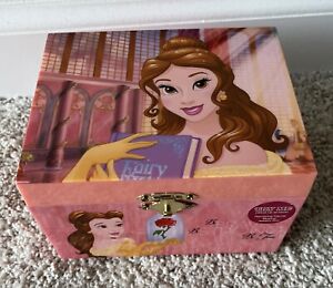 Disney Beauty & The Beast Belle Music Jewelry Box Pink