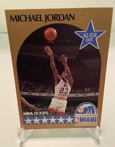 1990 NBA Hoops Michael Jordan All Star *HOF* Rare Card #5
