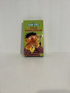 123 Count With Me VHS 1997 Tape VCR Video Tape Movie Sesame Street Ernie Elmo