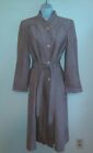 LONG TRENCH Coat light weight Vintage 40's - 50's size Med, NETTOYER A Sec Seu