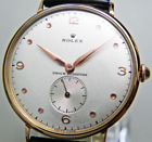 Vintage Rolex  9K Rose Gold Case  Hand-Winding Men's Wrist Watch