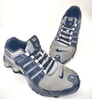 Nike Shox NZ Black Gray Leather Mens Running Shoes 501524-009  Size 10