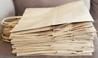 Lot of 25 Large Brown Paper Grocery Shopping Bags with Handles 12