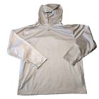 Y2k Nike  Silver Center Swoosh Hoodie Size Extra Large