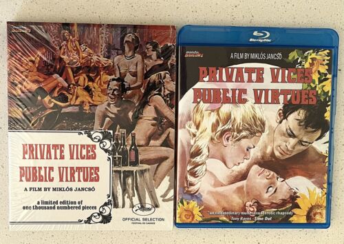 OOP Private Vices Public Virtues Limited Edition Slipcover Blu-Ray Mondo Macabro