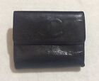 CHANEL Authentic CC Logos Quilted  Wallet Purse  Caviar   Leather