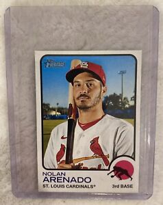 New Listing2022 Topps Heritage Nolan Arenado mini 68/100 #416 Cardinals