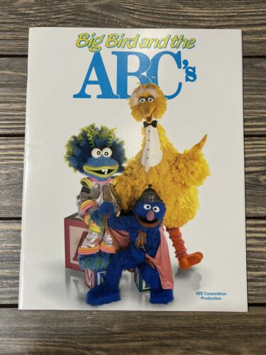 Vintage 1990 Sesame Street Live Big Bird and the ABCs Program Souvenir Book