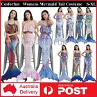 Adults Womens Mermaid Tail Swimming Costume Bikini Set Monofin Swimsuit Swimwear